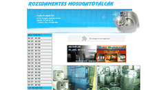 Desktop Screenshot of mosogatotalca.hu